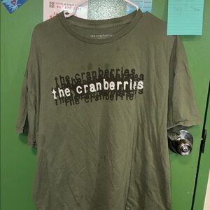 The Cranberries Olive Green T-Shirt